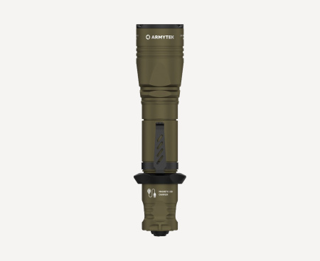 Фонарь ArmyTek Dobermann Pro (Olive / Теплый; 1400Lm; акк18650-3500mAh)